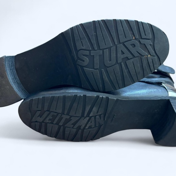 Stuart Weitzman Black Leather Heeled Boots. Size 7 - Picture 8 of 8